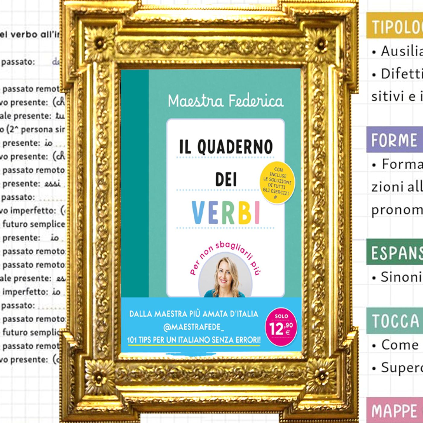 Maestra Federica: "Il quaderno dei verbi"