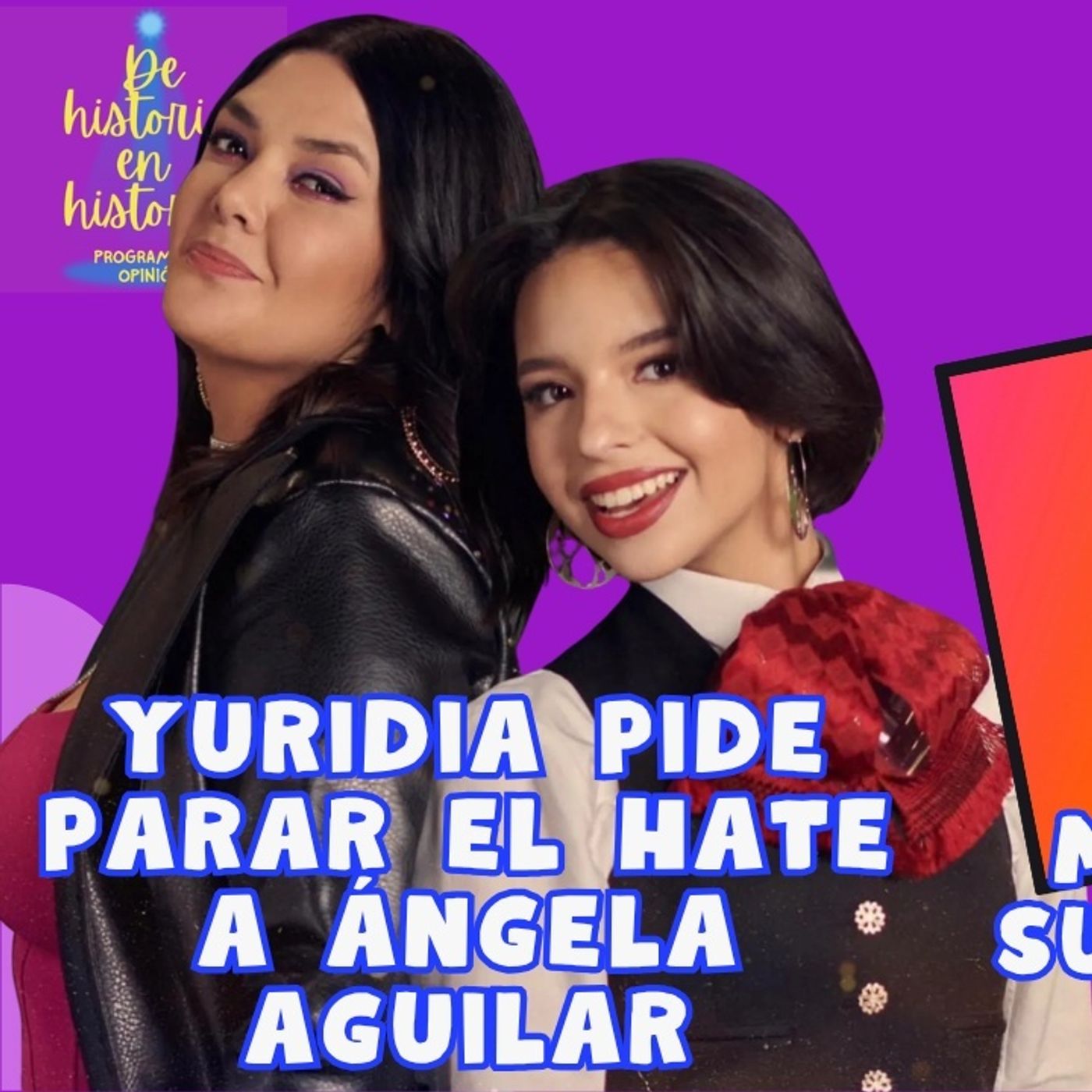 Yuridia pide parar el hate a Ángela Aguilar