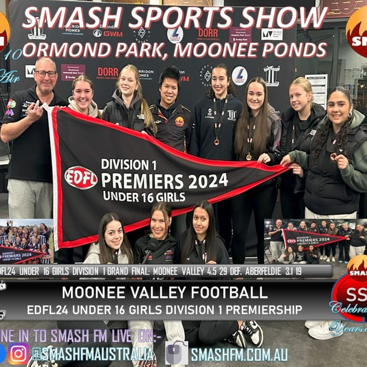 SSS10THYR: Moonee Valley FC EDFL24 U16 Girls Division 1 Premiership Interviews 100924