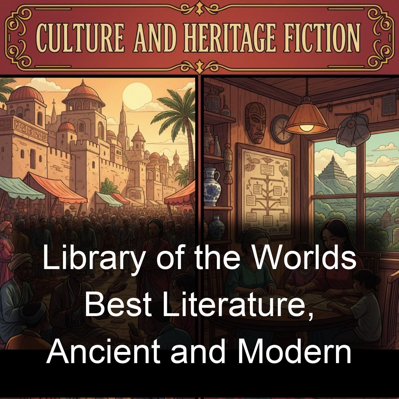 Library of the Worlds Best Literature, Ancient and Modern cover art