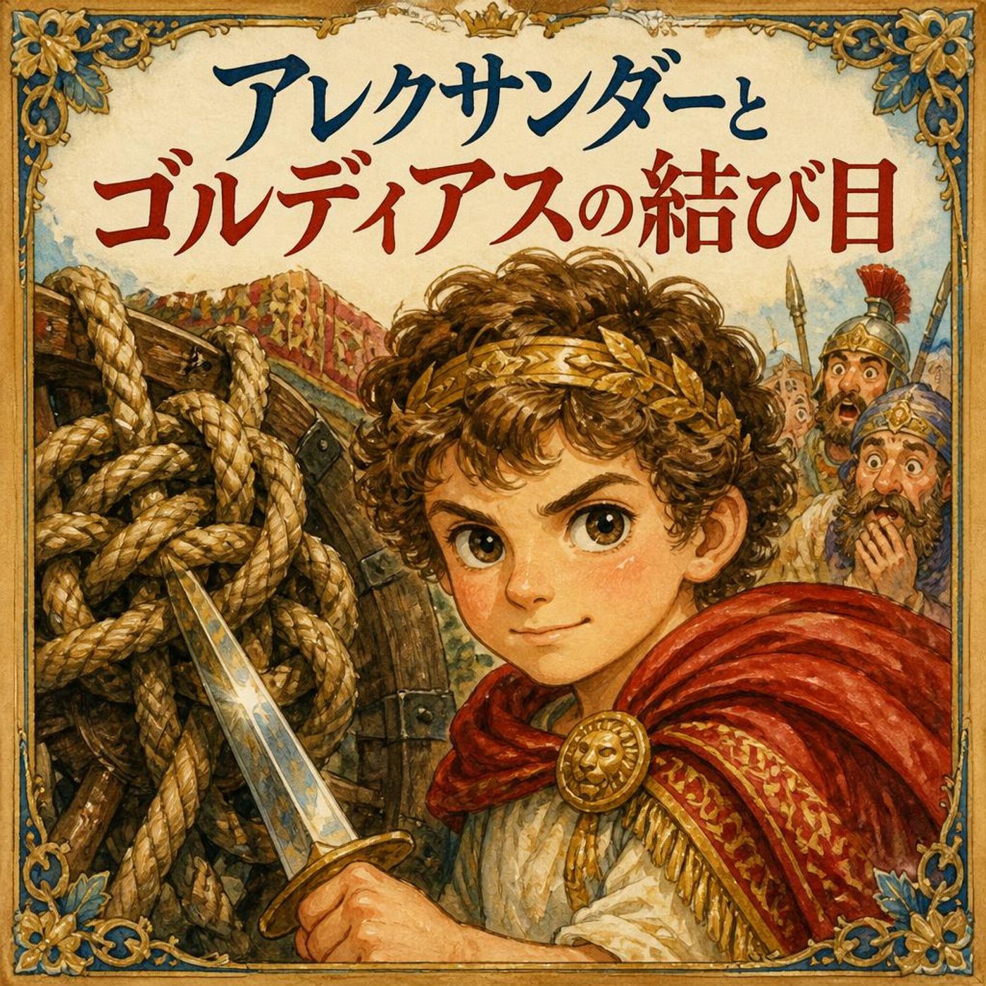 解けない結び目！？アレクサンダー大王と伝説の「ゴルディアスの結び目」 ｜【ギリシャの伝説】 episode artwork