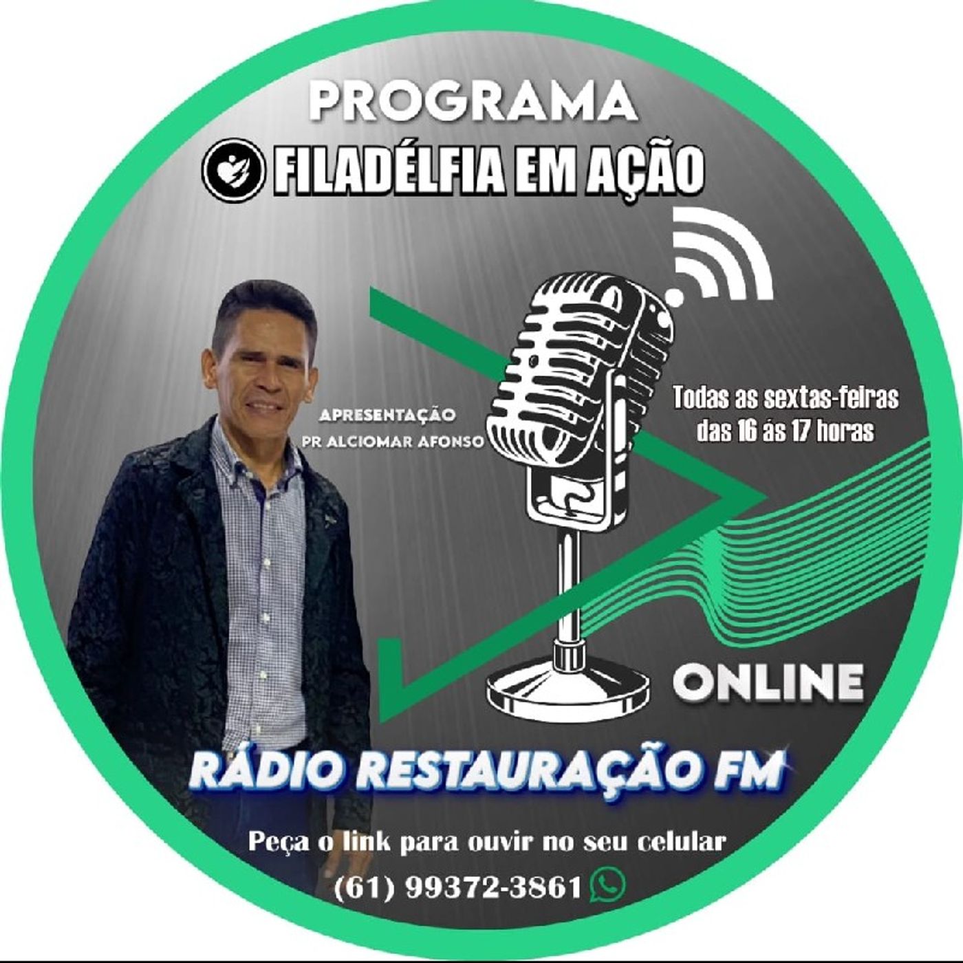 Rádio Restauração - FM -pix celular 61-999336228 nós ajude a manter no ar somos missionários da última hora episode artwork