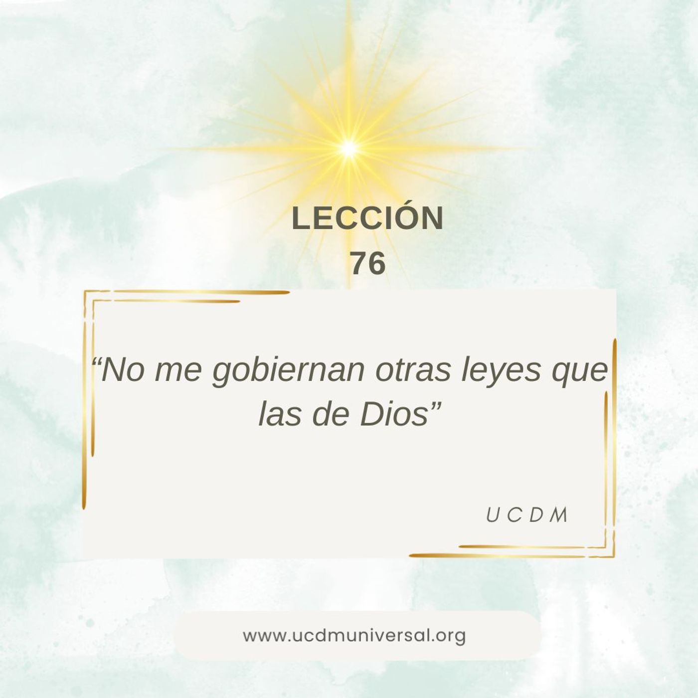 UCDM Universal LECCIÓN DEL DÍA