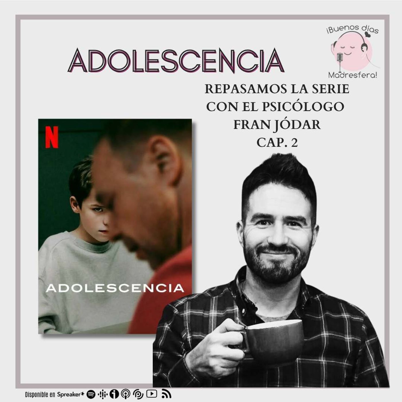 cover of episode Adolescencia, con el psicólogo y mediador penal juvenil Fran Jódar @psicologiadvida (parte 2)
