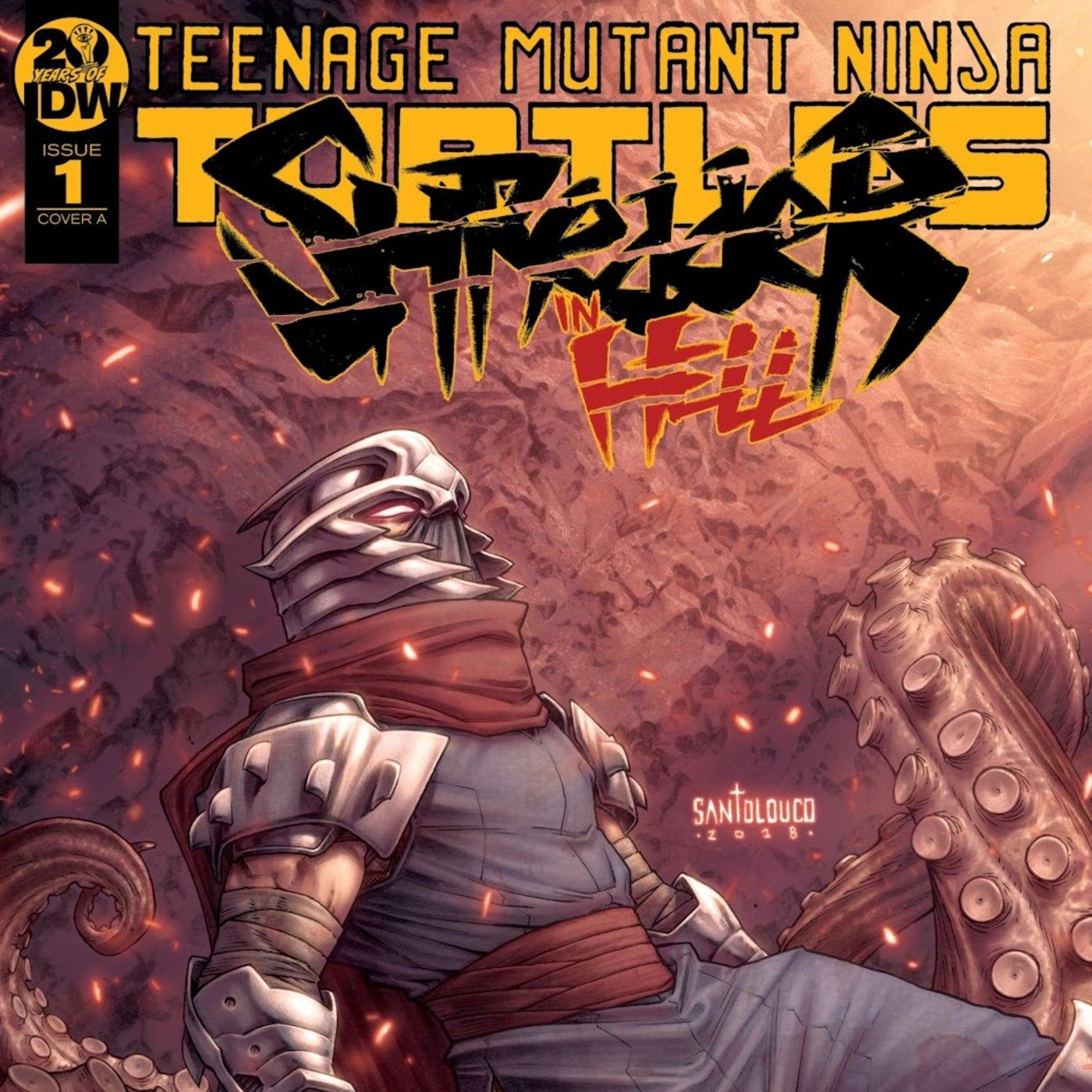 Source Material #418 - Teenage Mutant Ninja Turtles: Shredder in Hell (2019, IDW) episode artwork