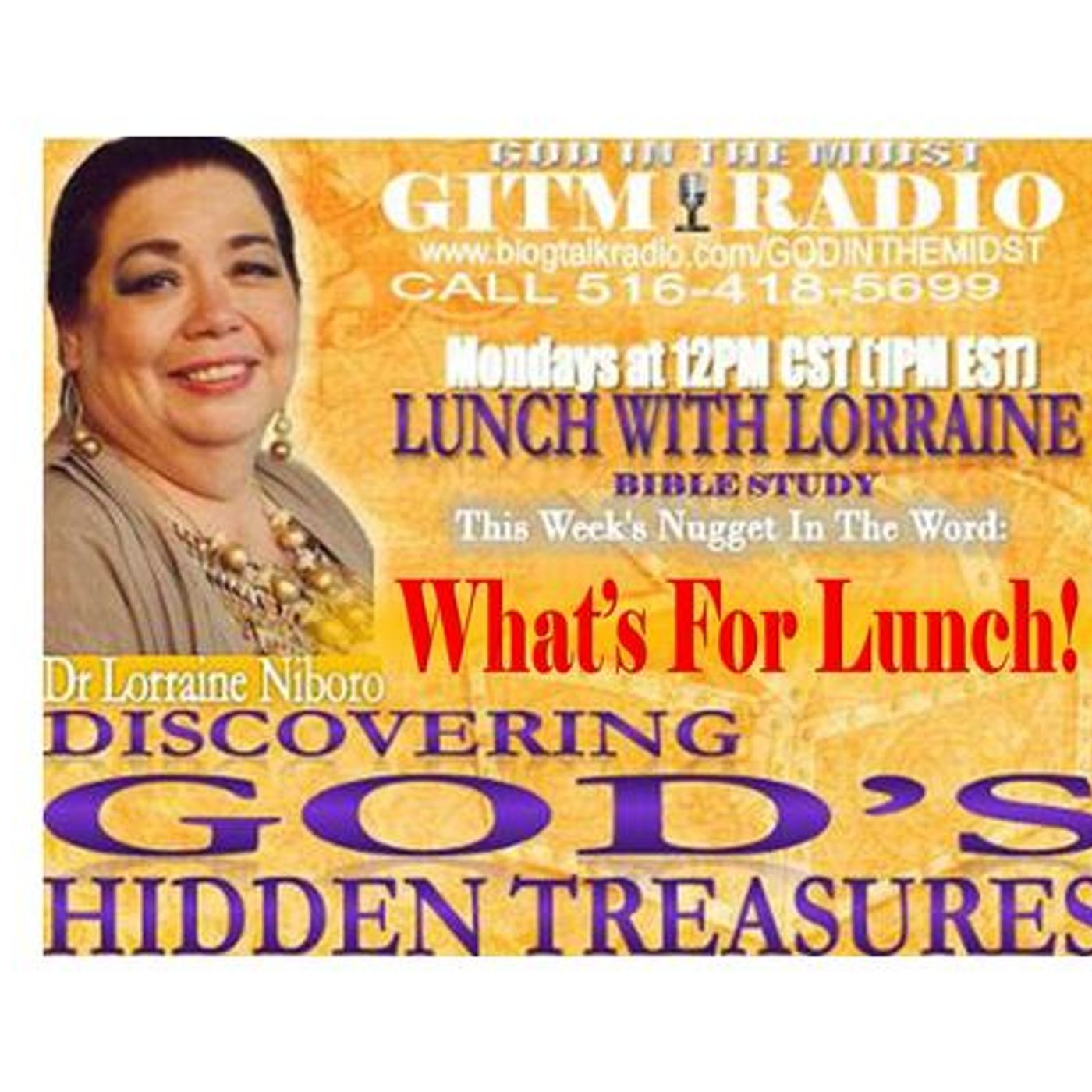 09.11.23 Lunch With Lorraine Discovering God's Hidden Treasures:WhatsForLunch episode artwork