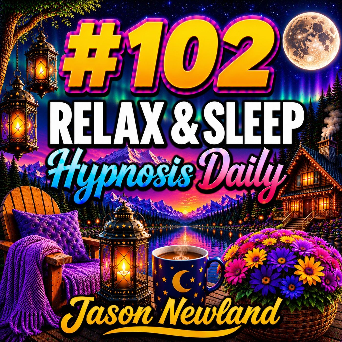 #102 Relax & Sleep Hypnosis Daily - MAGIC STRESS RELIEF GLOVES (Jason Newland) episode artwork