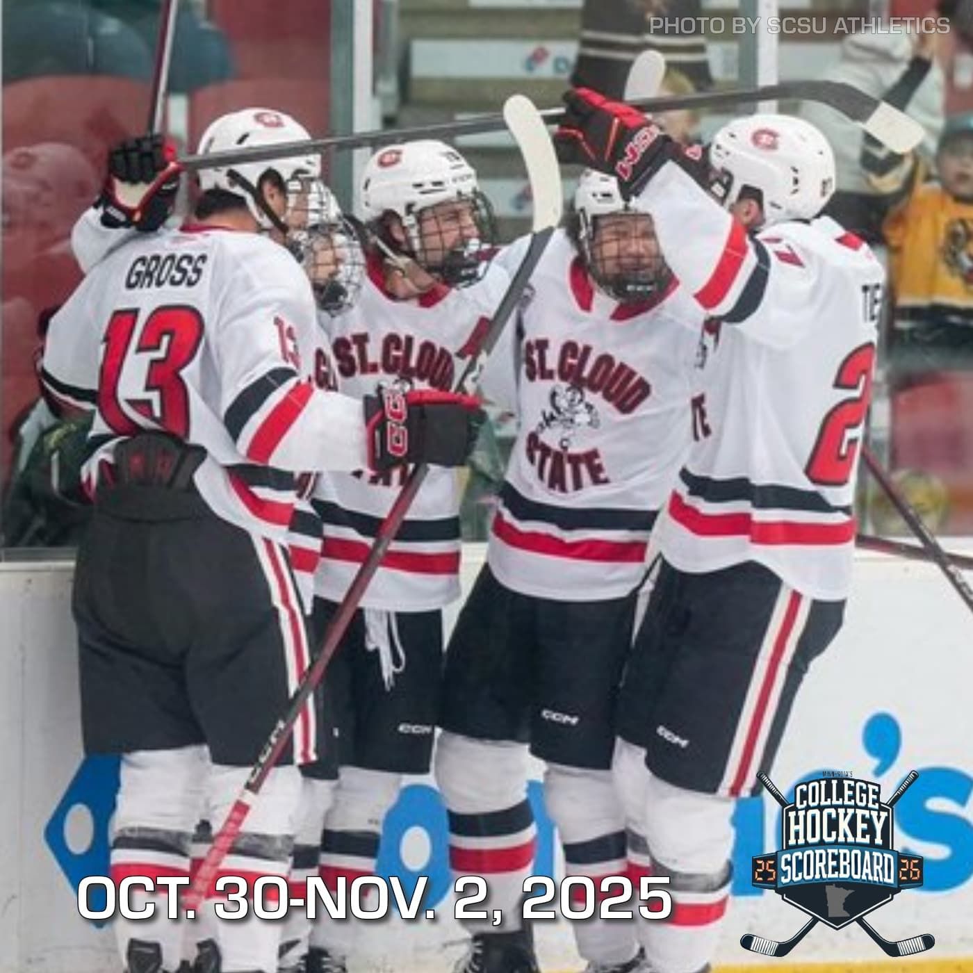 St. Cloud State splits with No. 3 Western Michigan; Gopher women hand No. 1 Badgers first loss in split