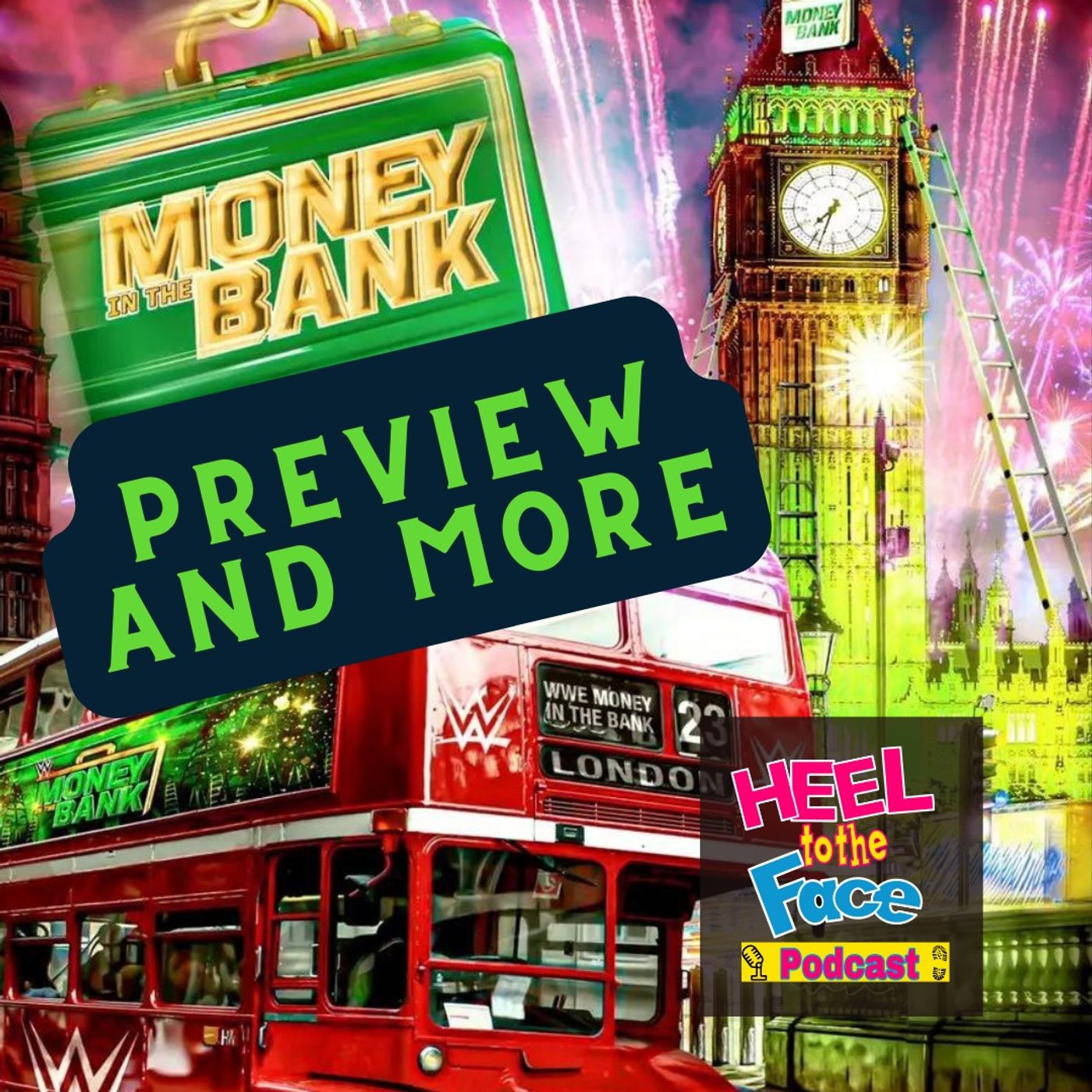 WWE Money In The Bank 2023 Preview, Fun Facts and AEW Forbidden Door talk. episode artwork