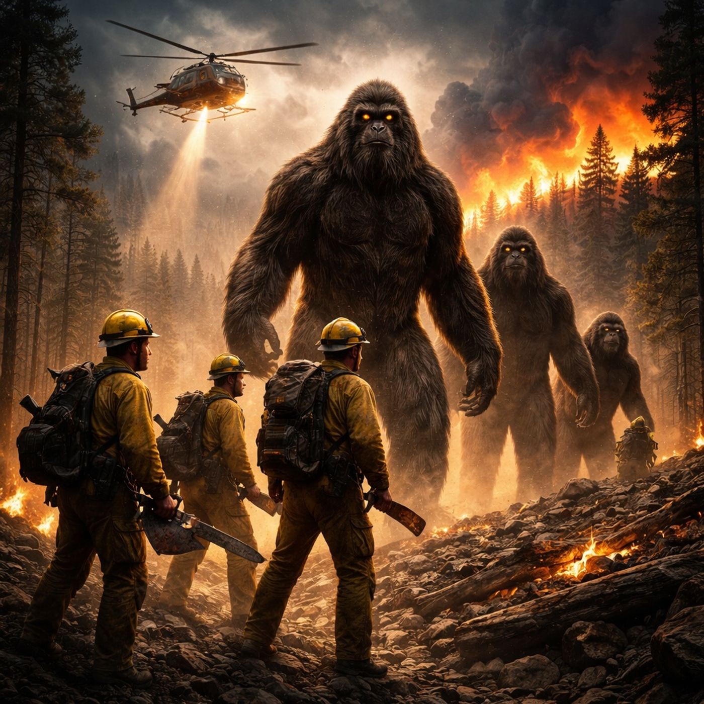 Bigfoot on the Fire line