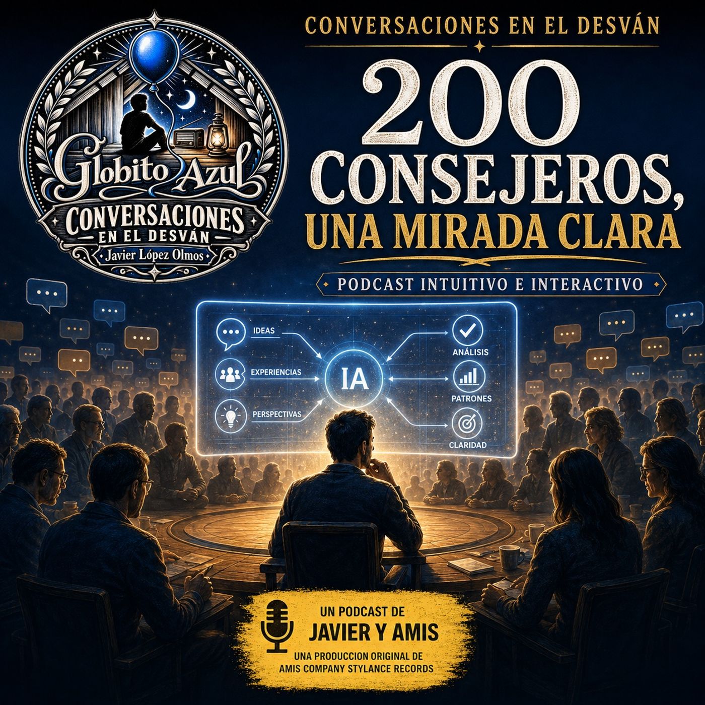 Portada de Conversaciones en el Desván | Javier López Olmos