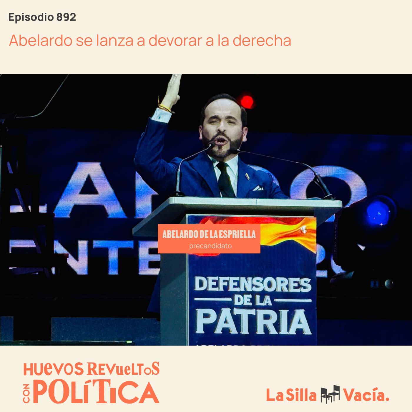 Abelardo se lanza a devorar a la derecha