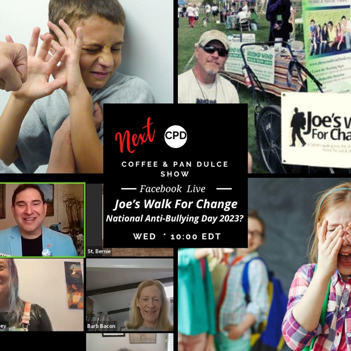 “Joe’s Walk For Change: National Anti-Bullying Day 2023!”  – #CPD0267-10042023 episode artwork