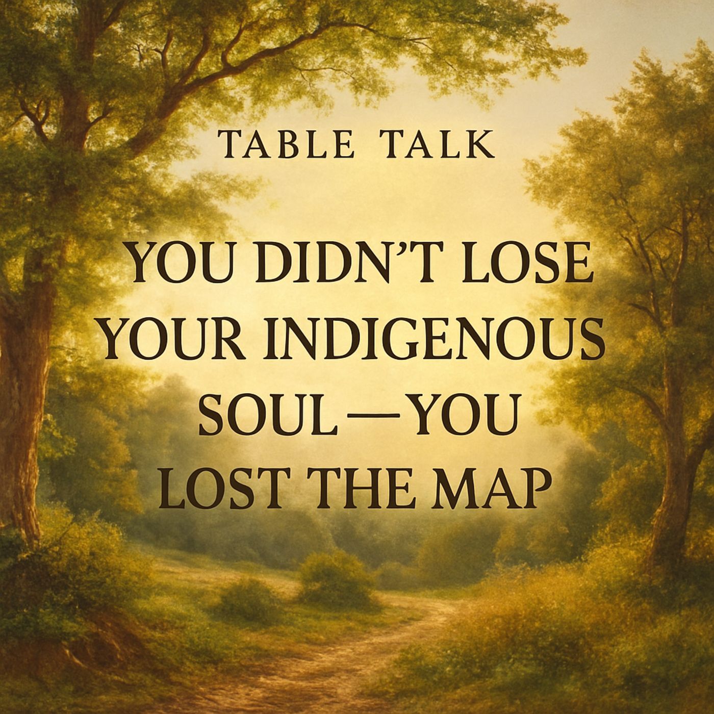 Table Talk E1: You Didn’t Lose Your Indigenous Soul — You Lost the Map episode artwork