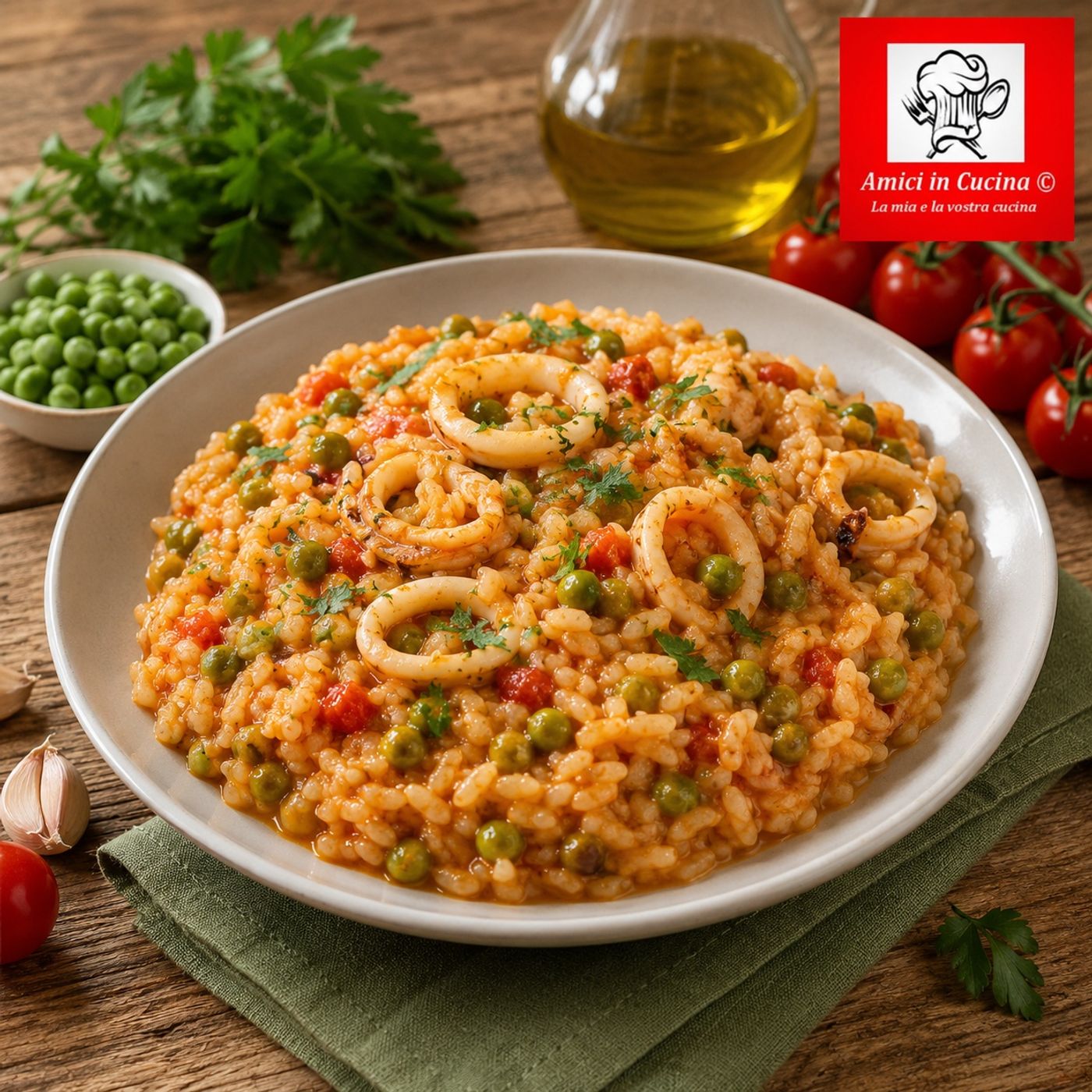 Risotto con Calamari e Piselli | Primo Piatto Cremoso di Mare episode artwork