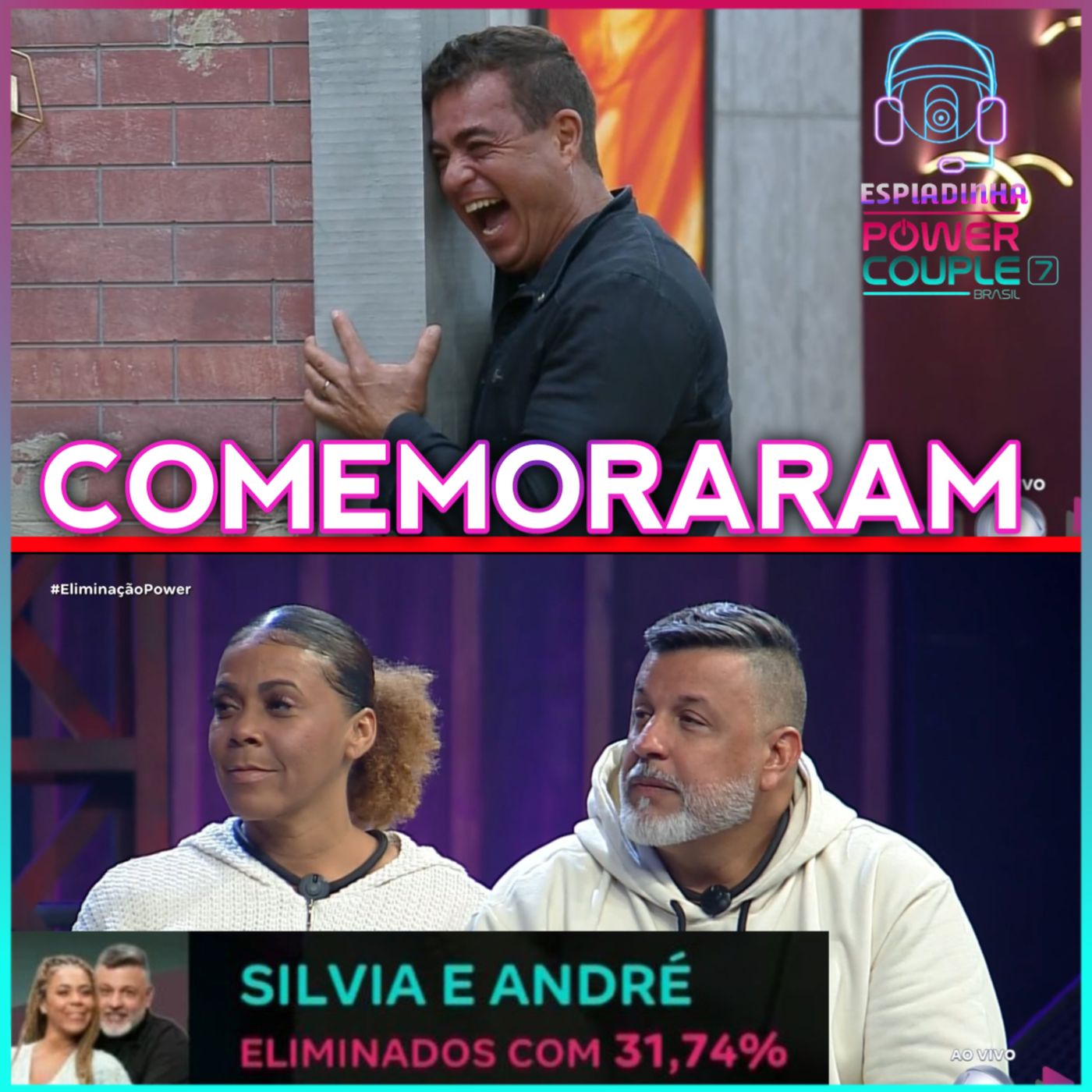 SILVIA E ANDRÉ ELIMINADOS + TODOS COMEMORARAM! | Power Couple Brasil 7