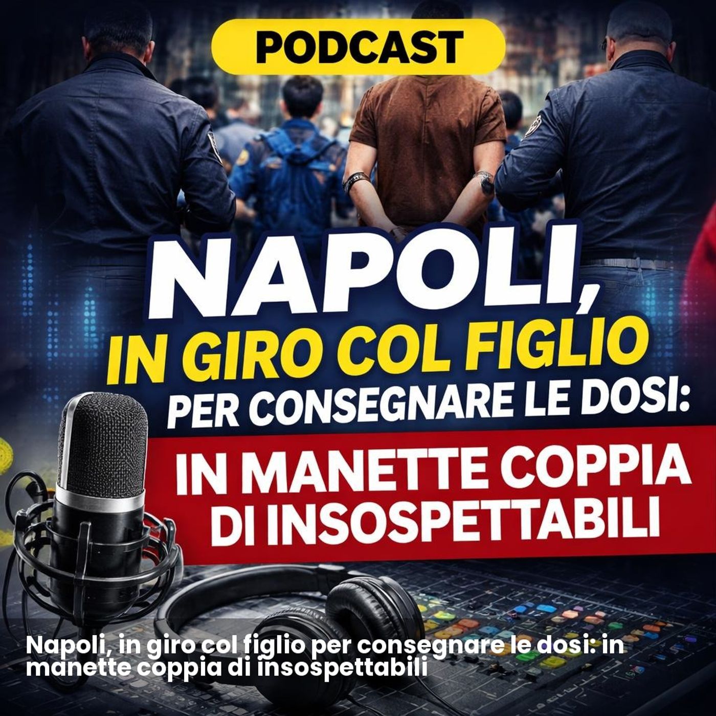 Napoli, in giro col figlio per consegnare le dosi: in manette coppia di insospettabili episode artwork