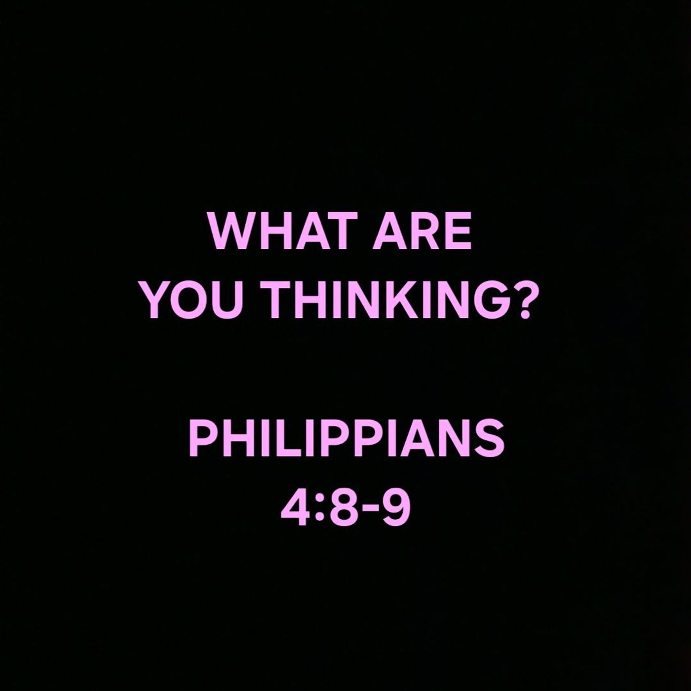 WHAT ARE YOU THINKING episode artwork