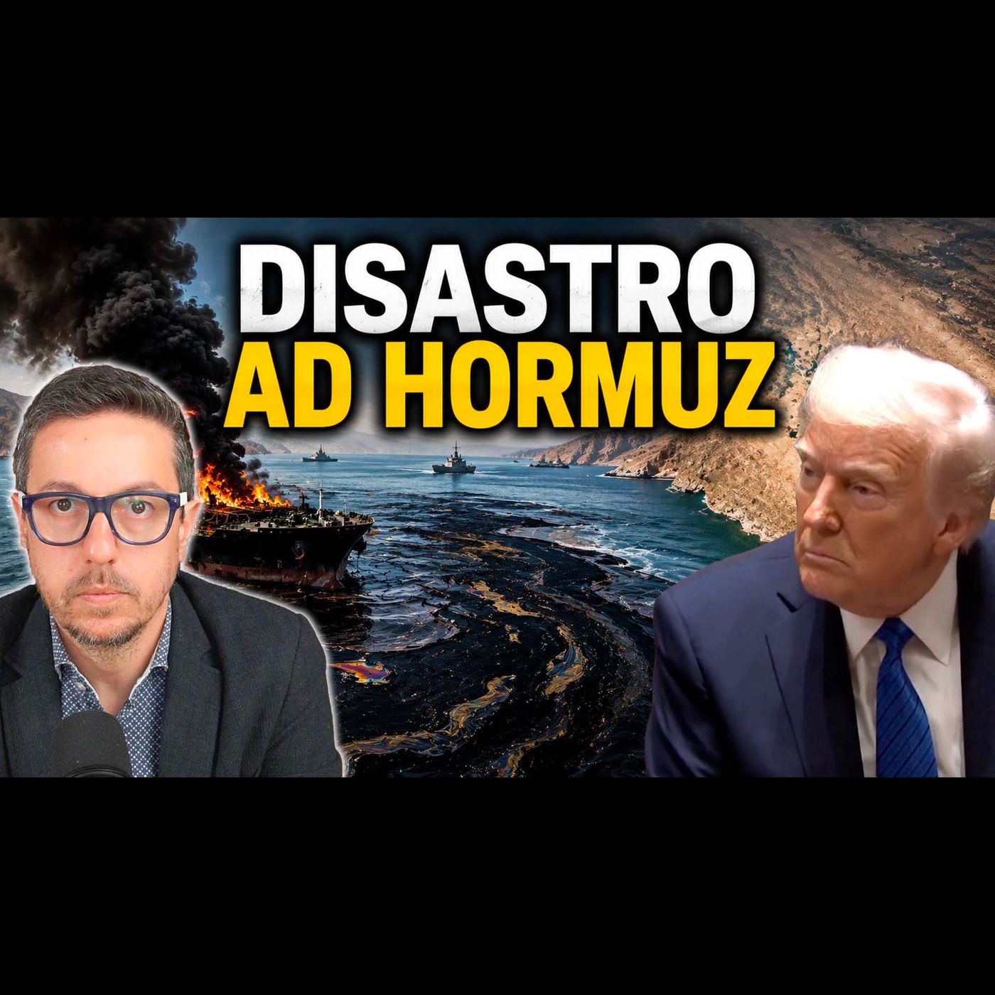HORMUZ FUORI CONTROLLO | ENORME CHIAZZA DI PETROLIO NEL GOLFO