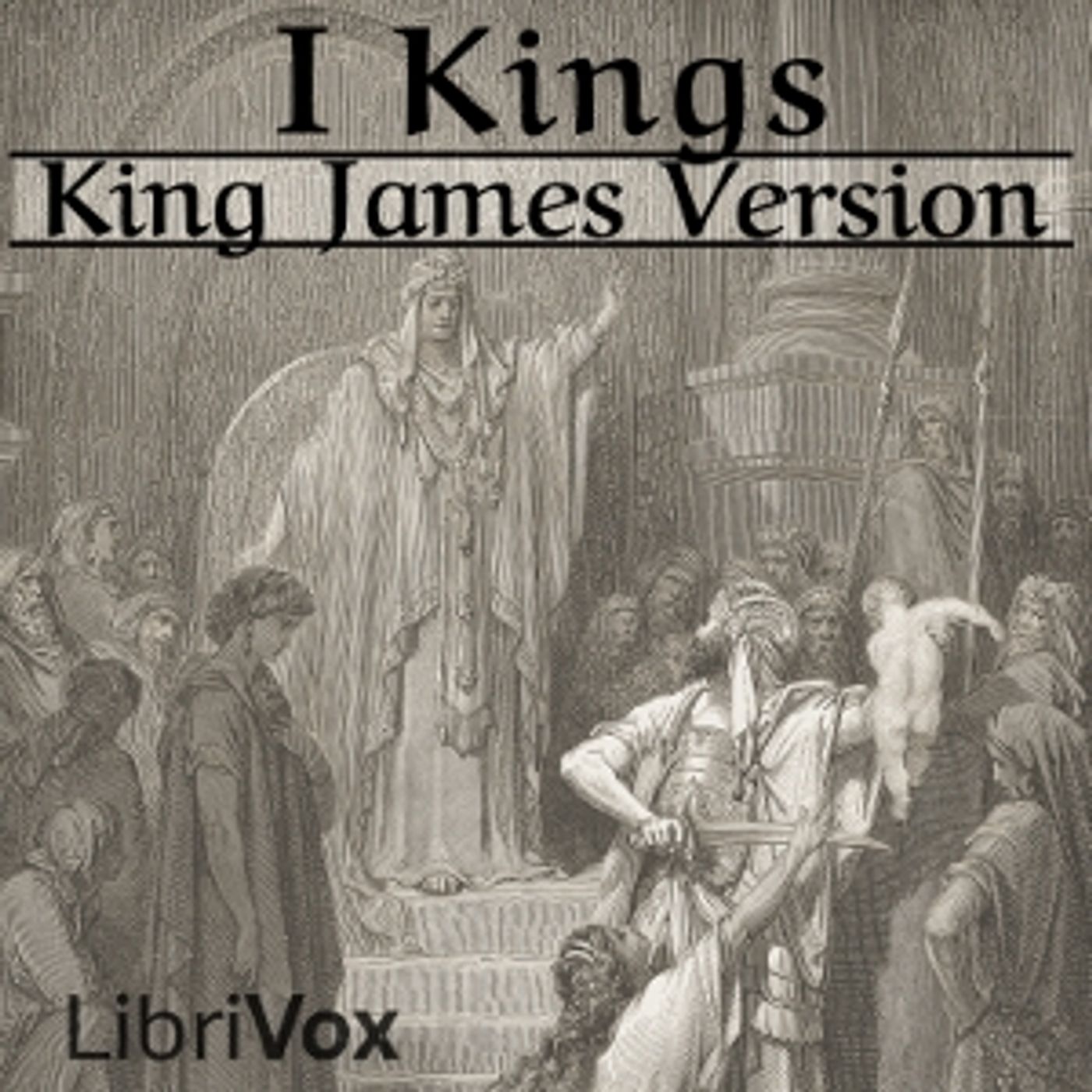 King James Bible - 1 Kings cover art