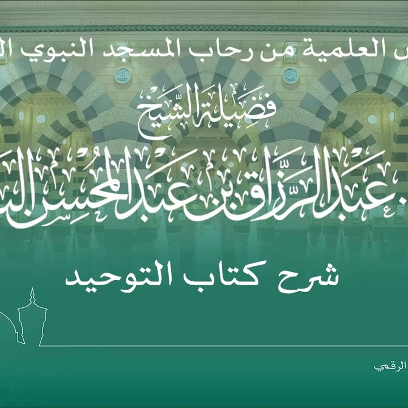 40 - الدروس العلمية لفضيلة الشيخ أ.د. عبدالرزاق بن عبدالمحسن البدر - كتاب التوحيد episode artwork