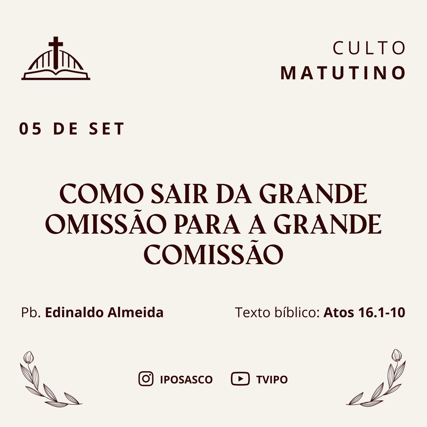Pregações - Igreja Presbiteriana de Osasco