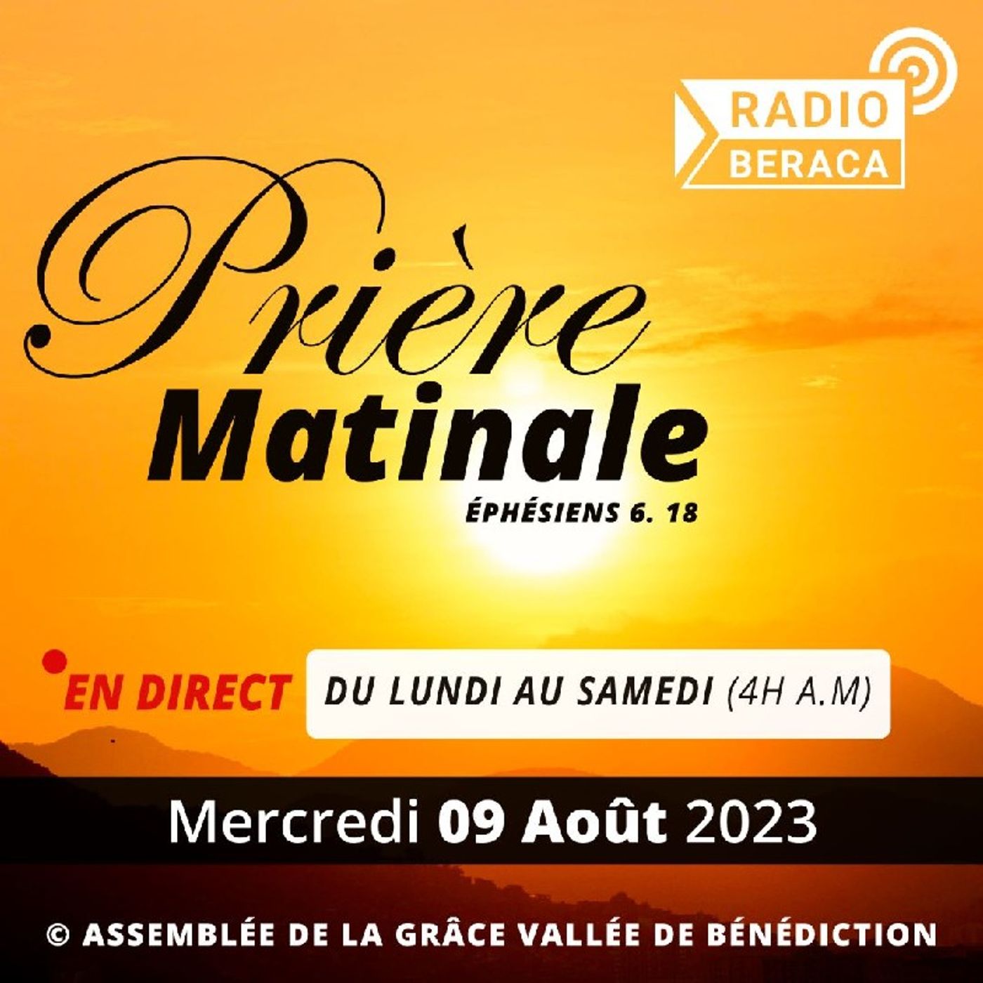 Mercredi 09 Août 2023 episode artwork
