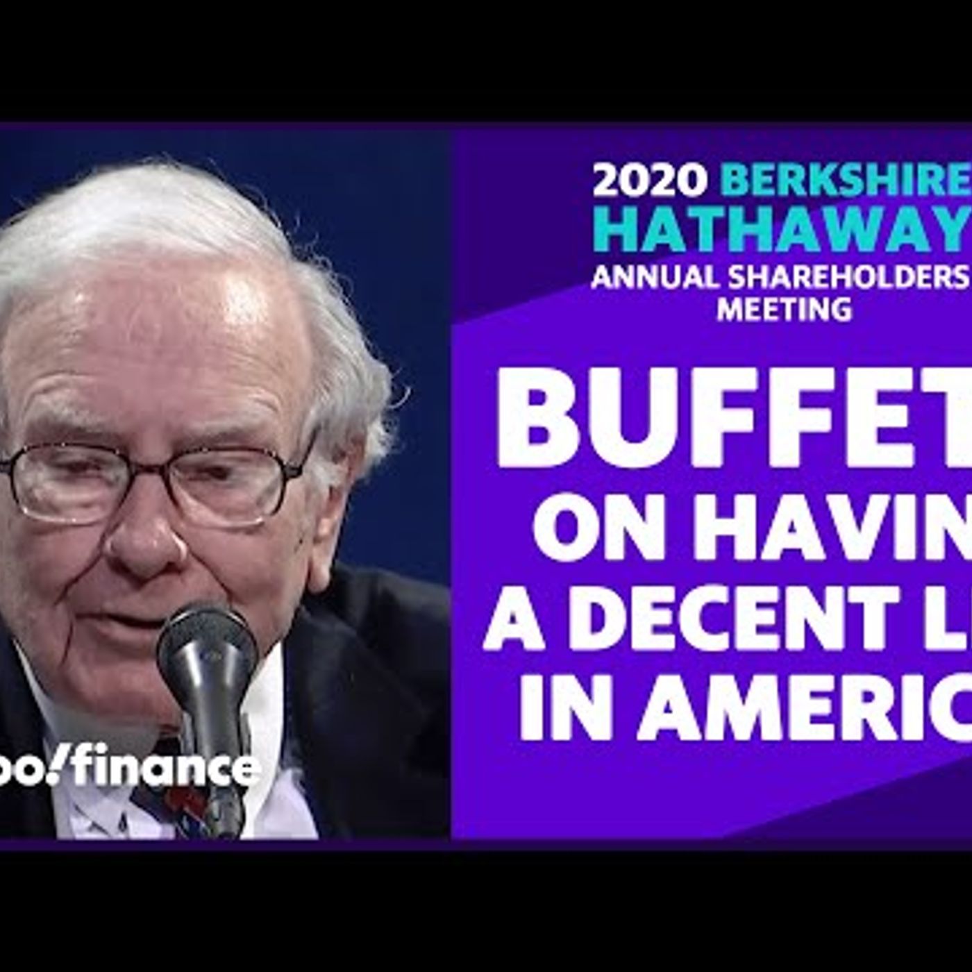 017. Warren Buffett answers question from actor Bill Murray about health care workers and coronaviru