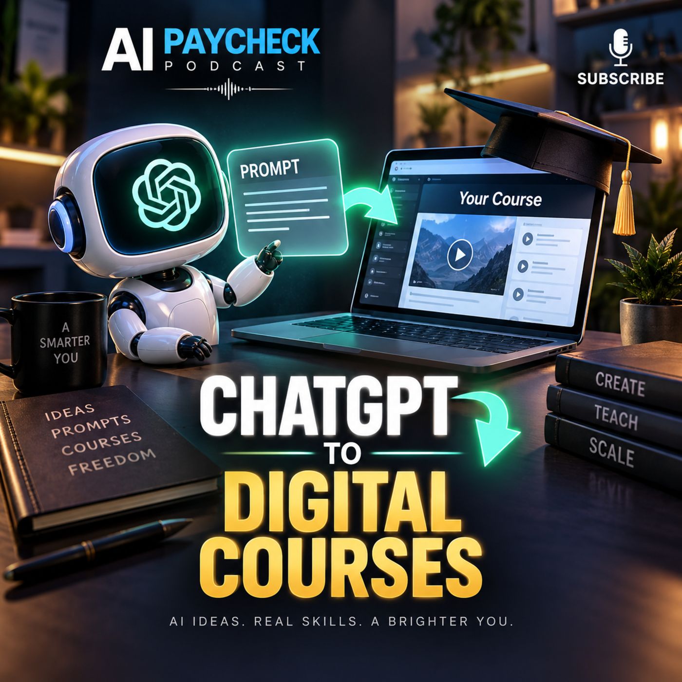 Transform ChatGPT Prompts Into Digital Courses episode artwork