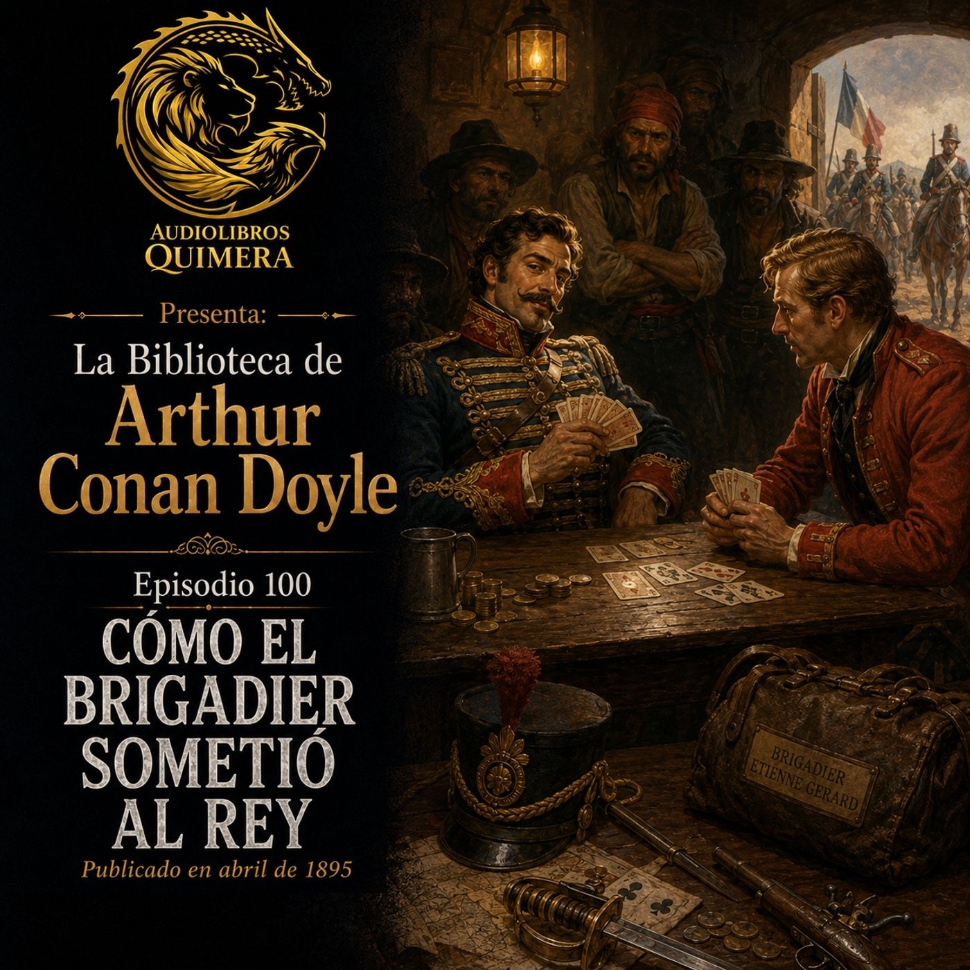 Portada de Audiolibros Quimera - Biblioteca de Arthur Conan Doyle