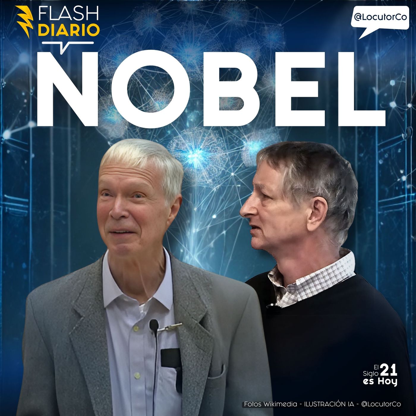 Premio Nobel de física destaca a los creadores de la IA