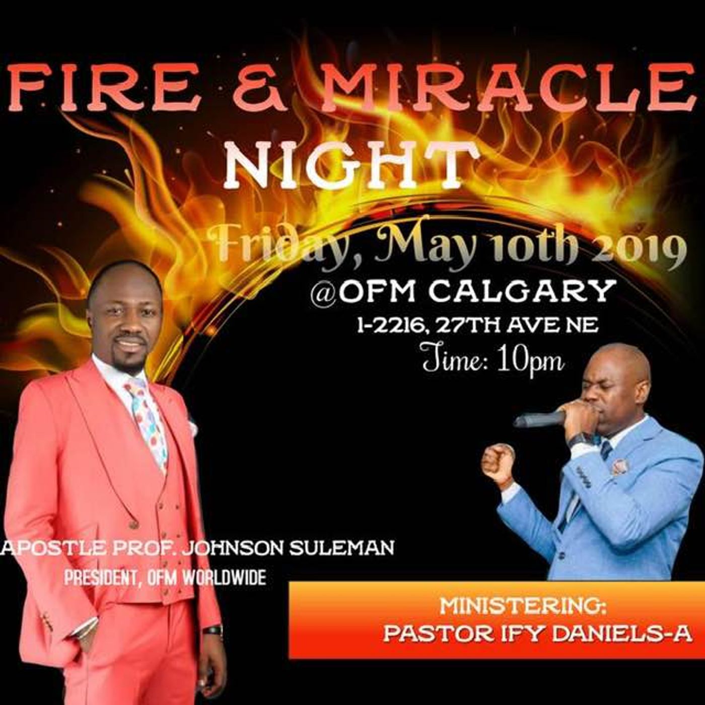Fire Night At Omega Fire Ministries yyc