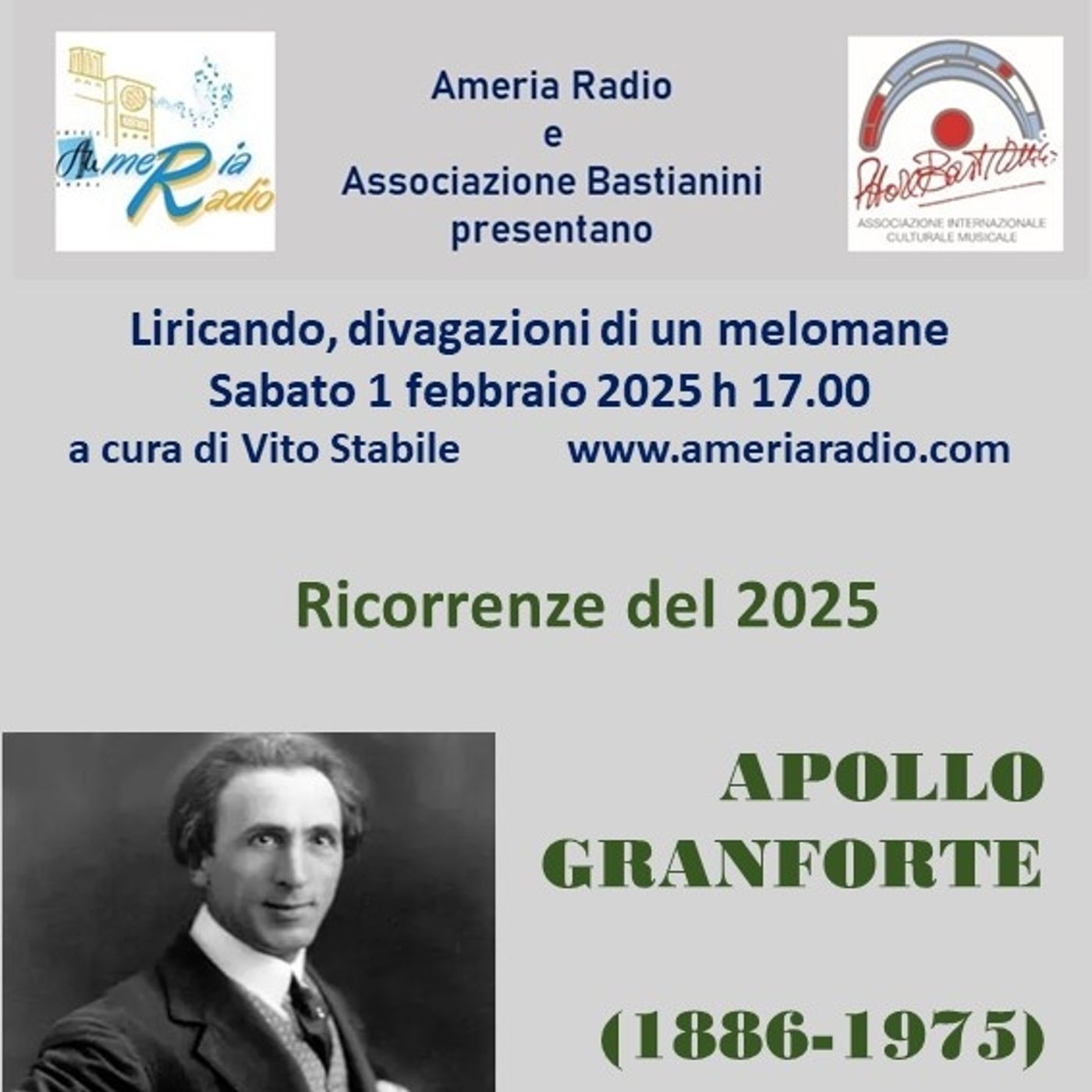 Liricando divagazioni di un Melomane - Apollo Granforte episode artwork
