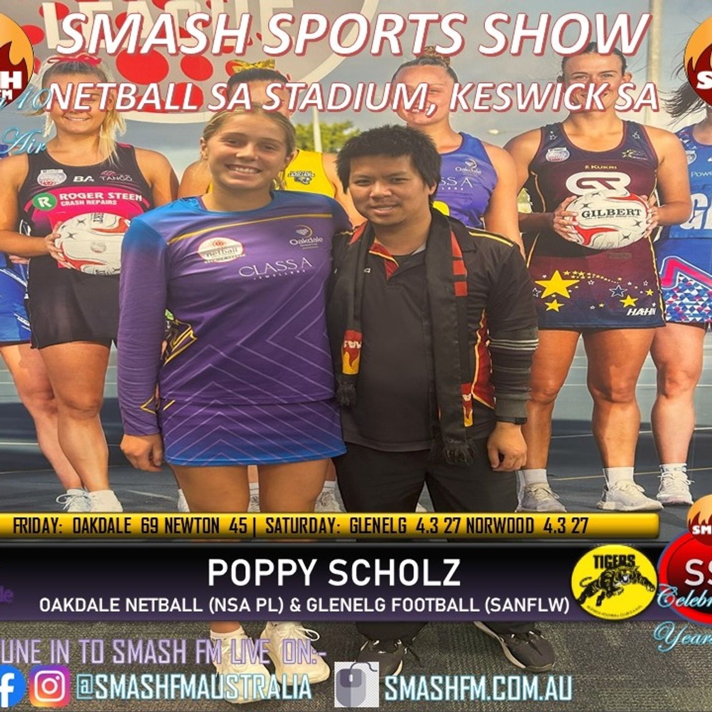 SSS10THYR: Poppy Scholz Netball & Football Interviews 170524