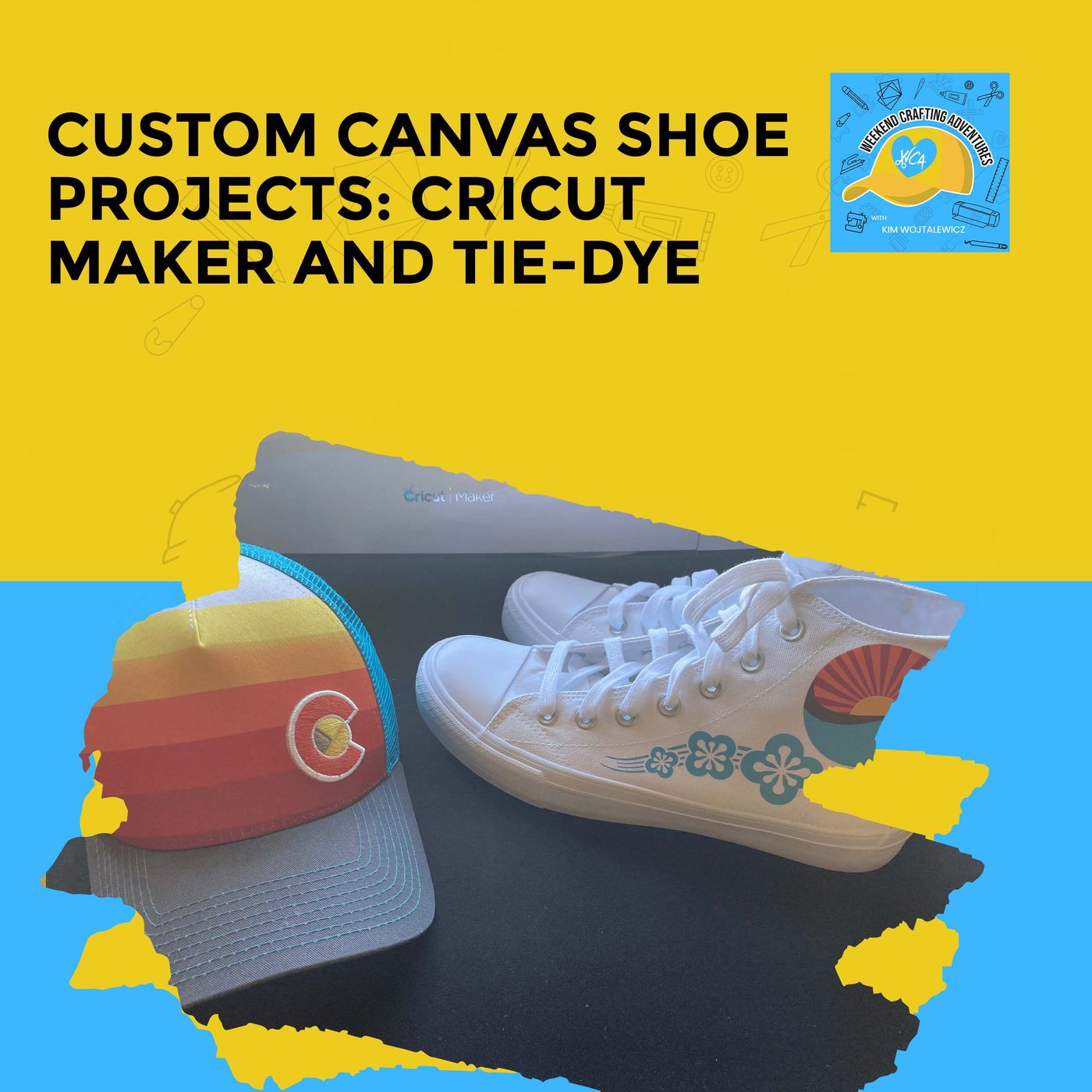 Custom Canvas Shoe Projects: Cricut Maker And Tie-Dye