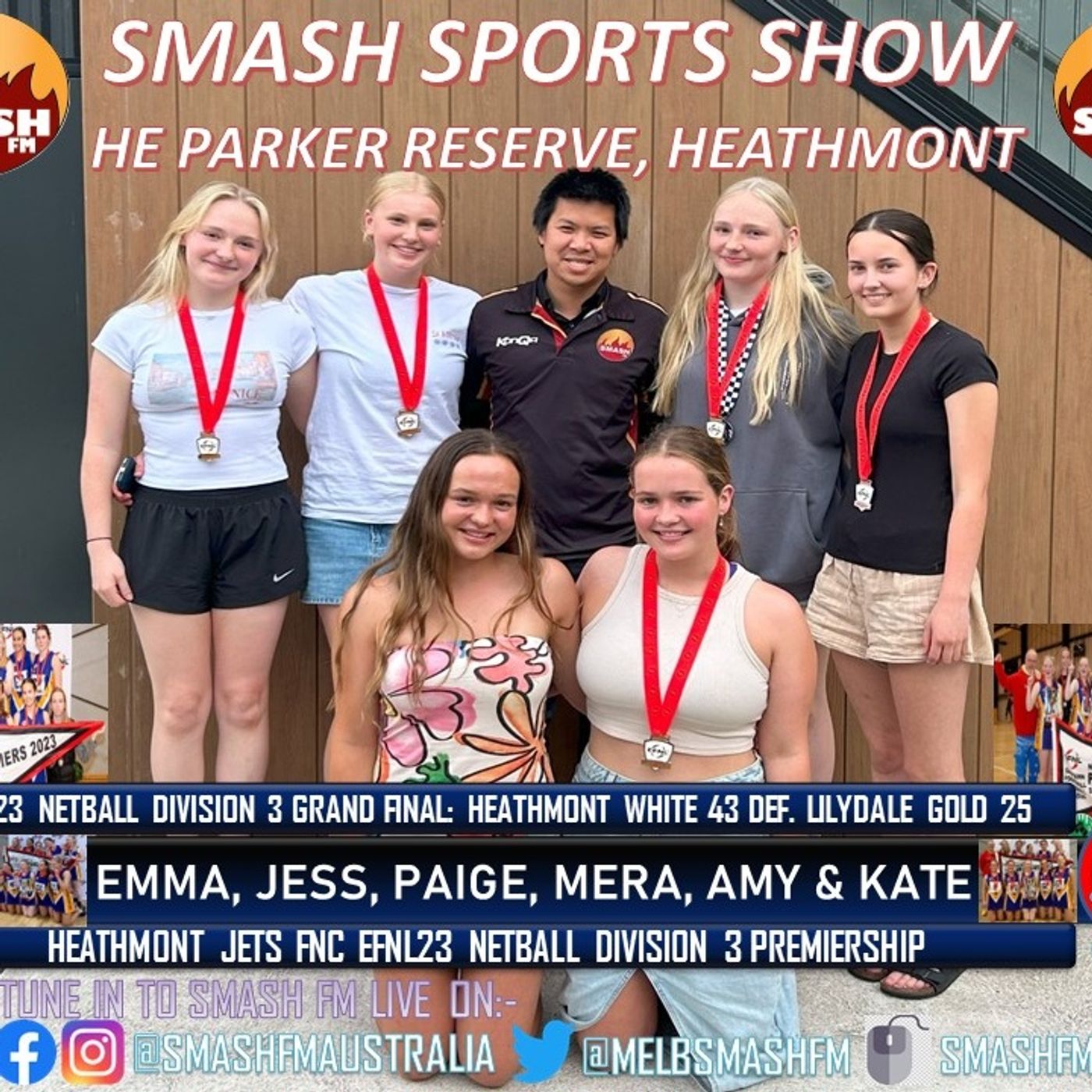 SSS10THYR: Heathmont FNC EFNL23 Netball Division 3 Premiership Interviews 081223