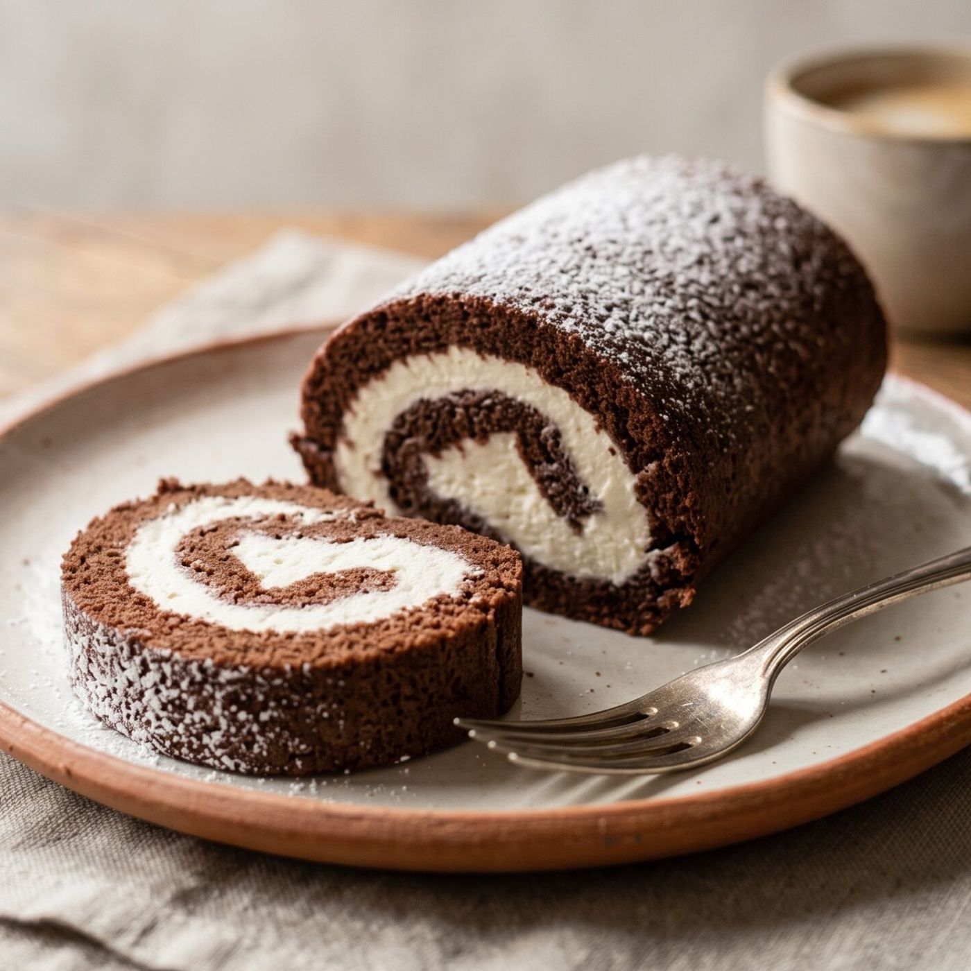 Rotolo al cacao con crema al latte: la ricetta sofficissima con il trucco infallibile per non farlo rompere mai!