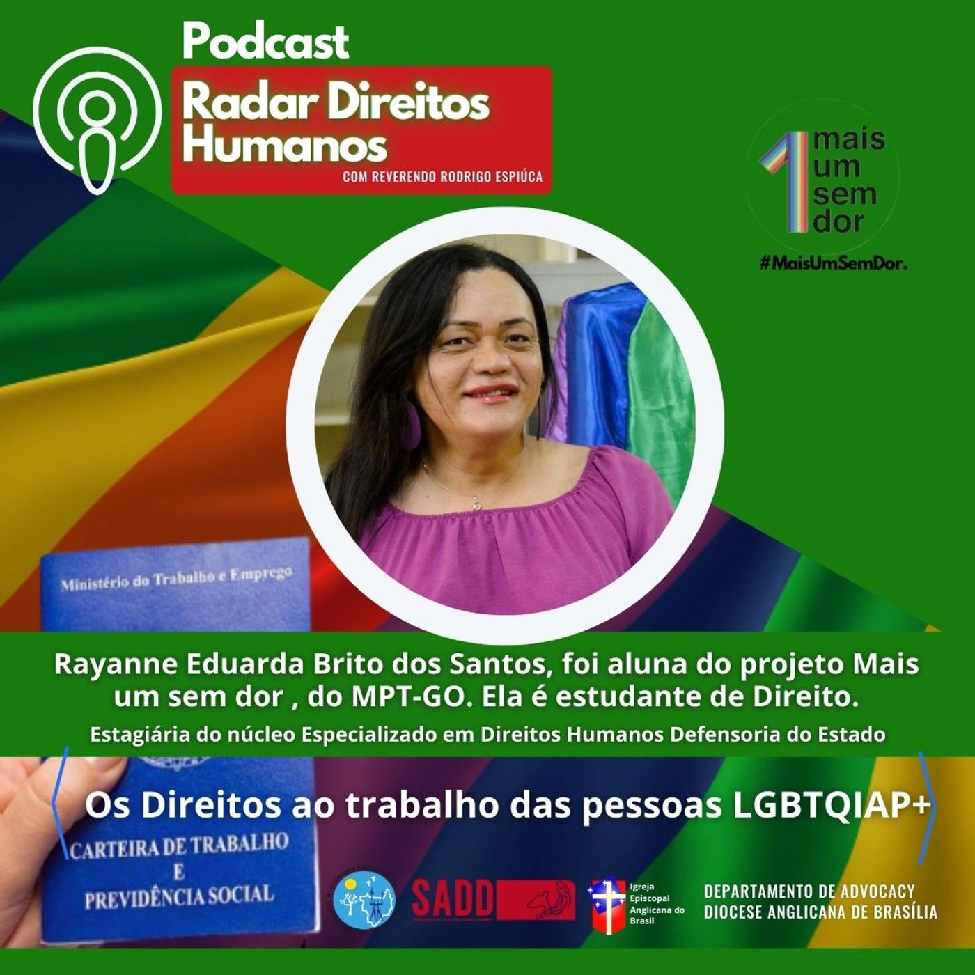 #008 - Os Direitos ao trabalho das pessoas LGBTQIAP+ episode artwork