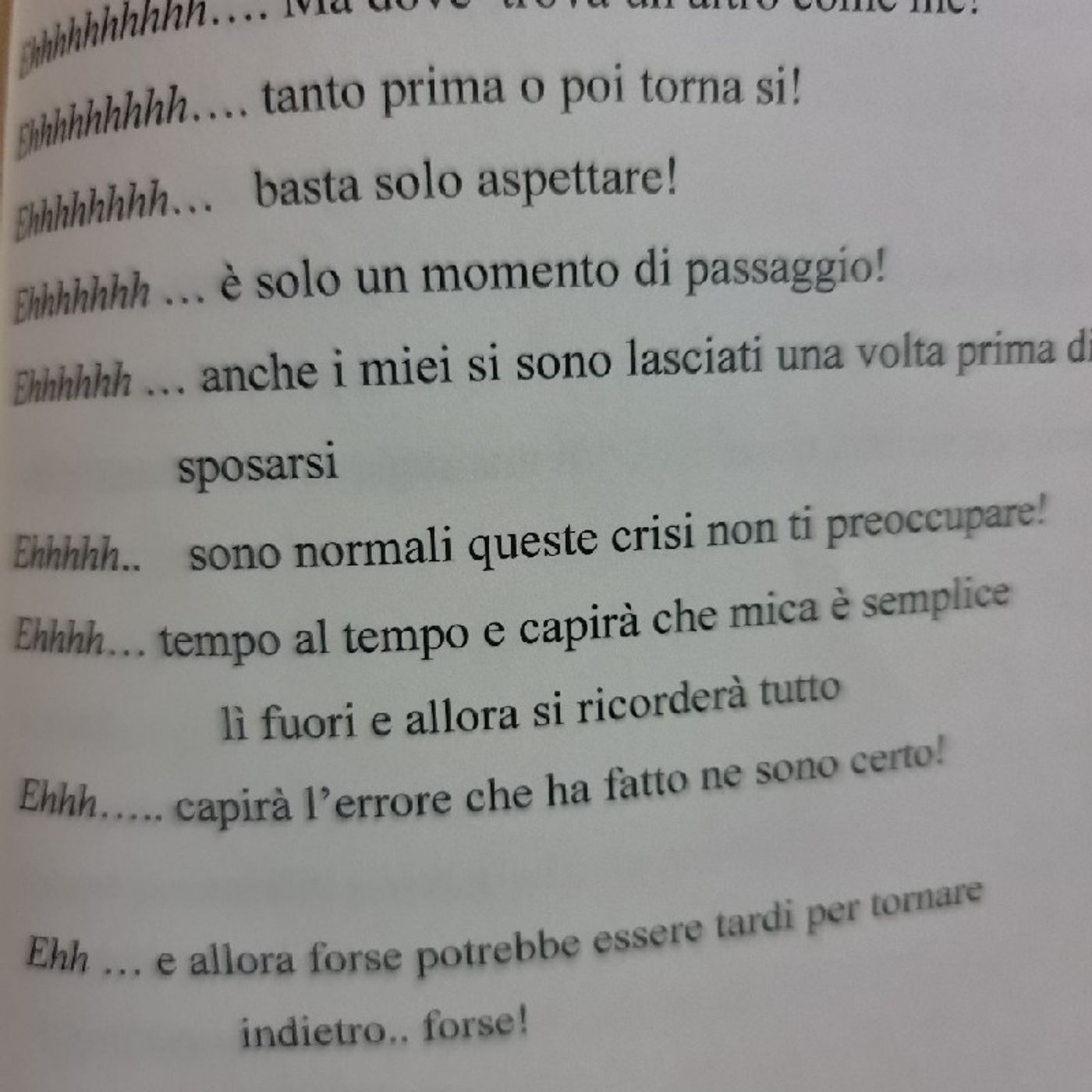 Cronache di un\'assenza