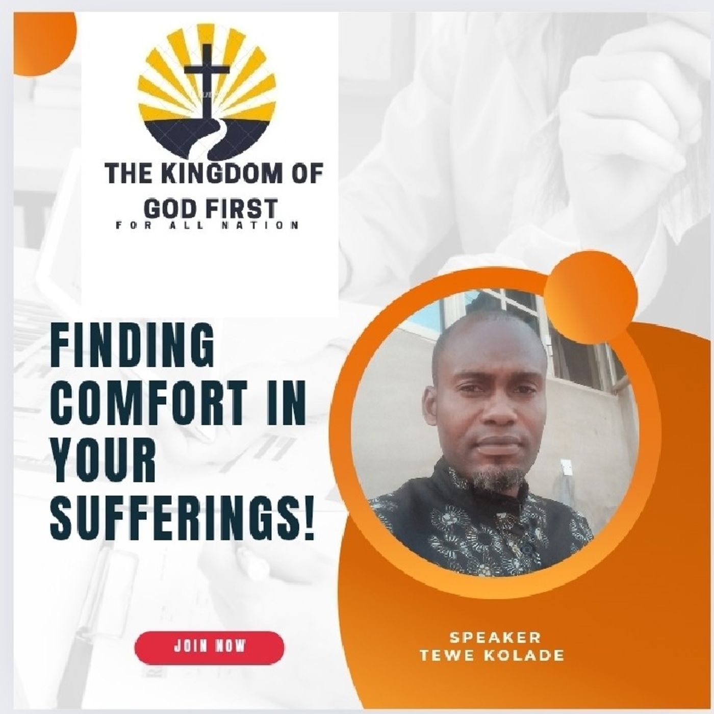 FINDING COMFORT IN YOUR SUFFERINGS!