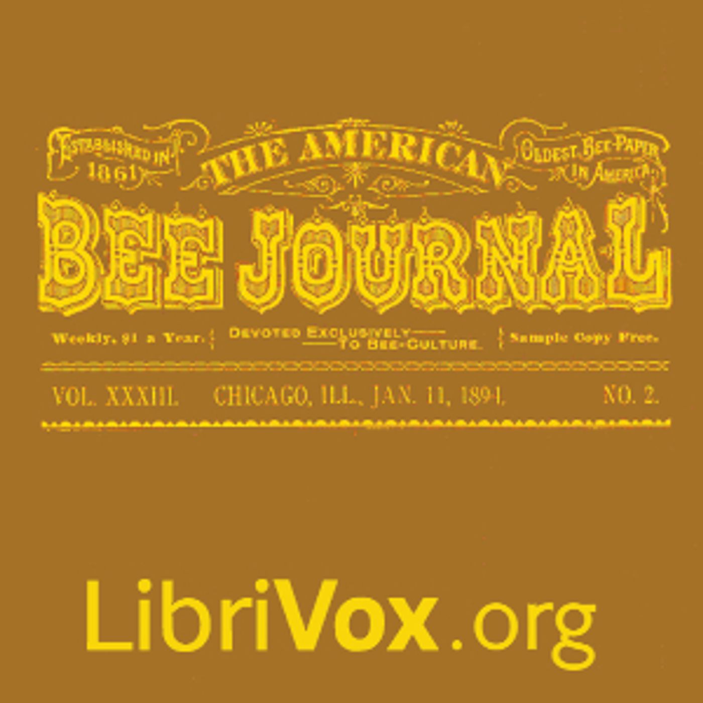 American Bee Journal, Vol. XXXIII, No. 2, Jan 1894, The by Various
