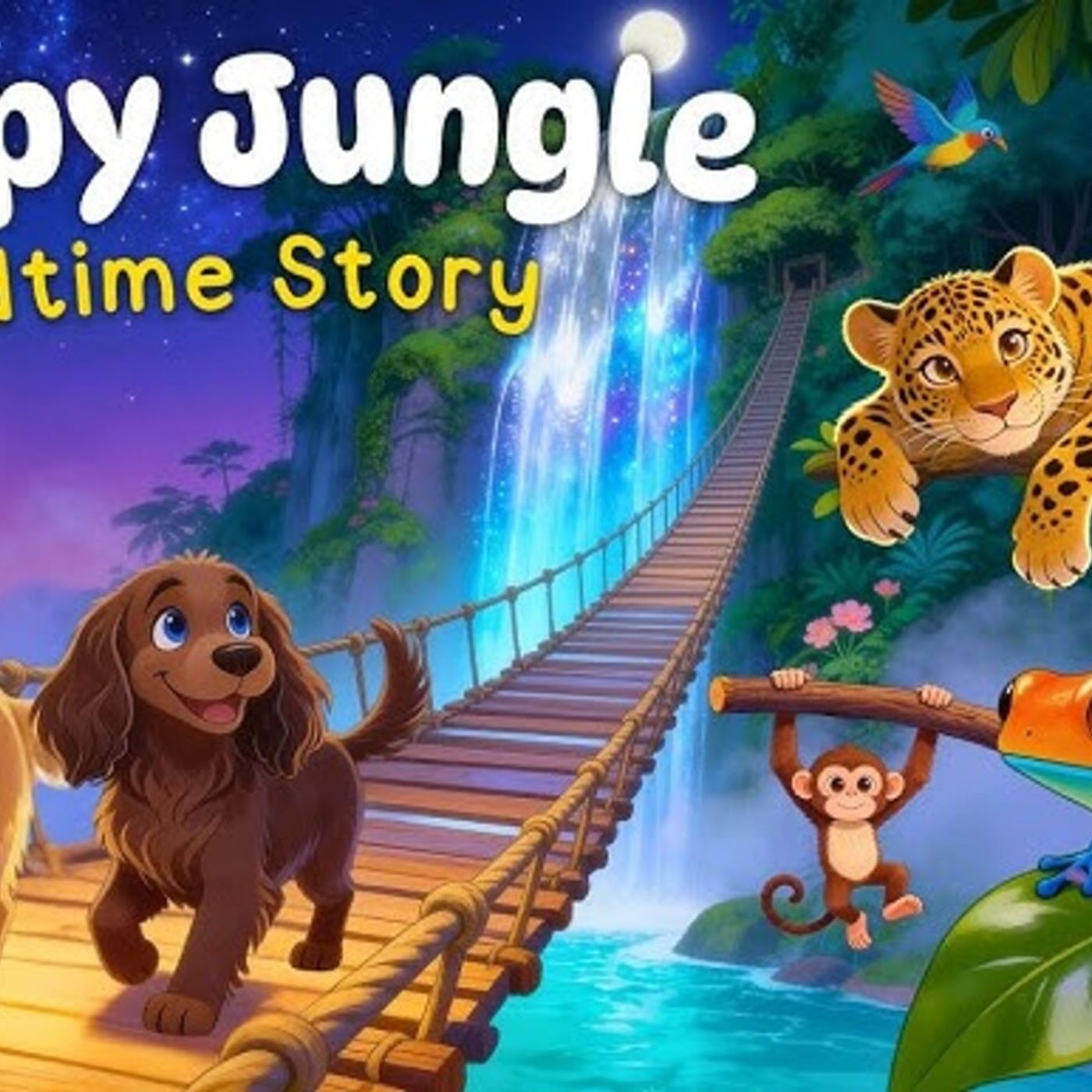 Sleepy Jungle Bedtime Story 🐆 Gentle_ Cozy _ Safe for Kids 😴 Hector _ Sunny episode artwork