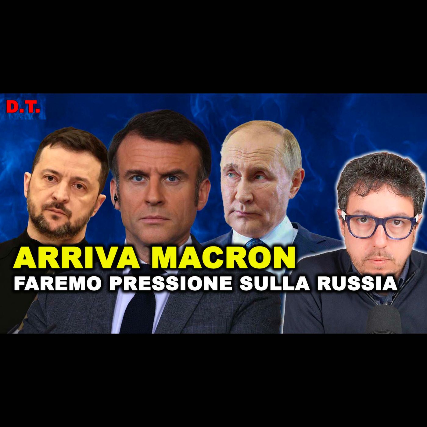 ARRIVA MACRON: “Aumenteremo la pressione sulla Russia”