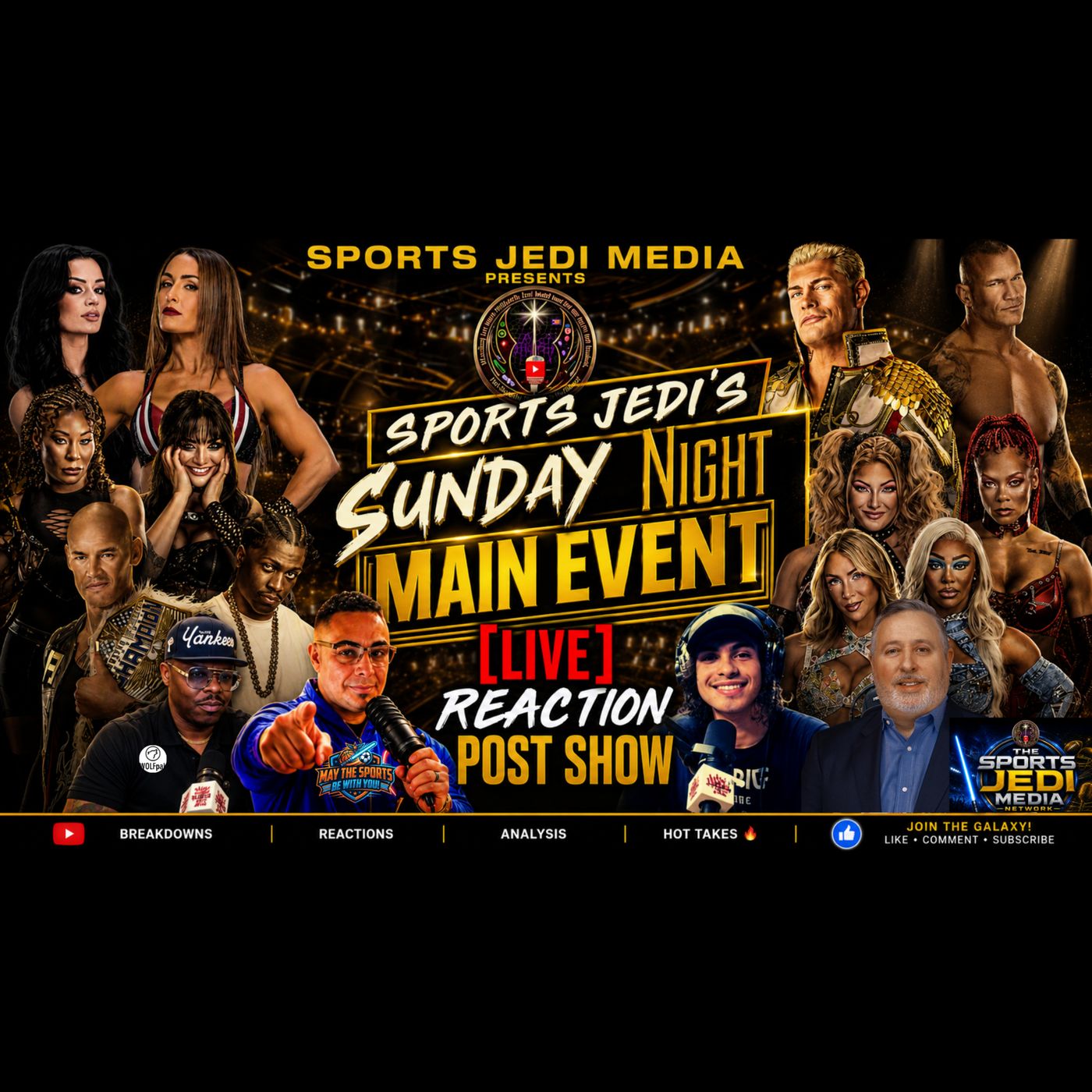 🔴SPORTS JEDI NETWORK, MAY THE SPORTS BE WITH YOU!