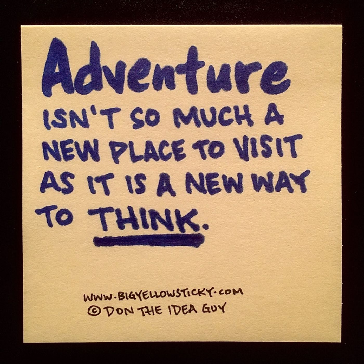 Adventurous Thinking : BYS 293