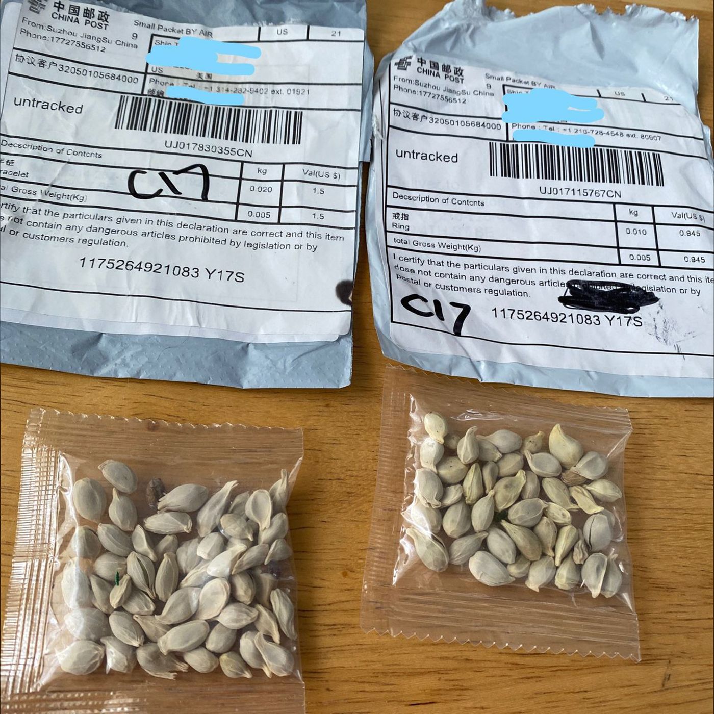 The Chinese Mystery Seeds