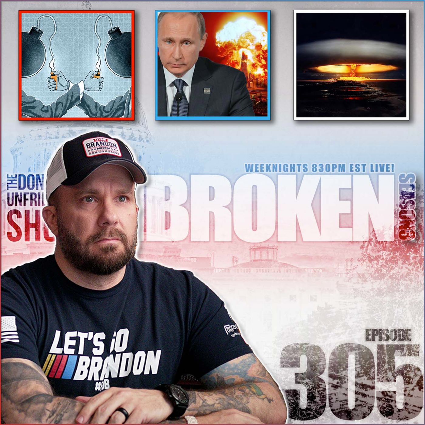 EP. #305 | 21MAR22 | Ebby Calvin “Nuke” LaLoosh; the rose goes on the front big guy. episode artwork