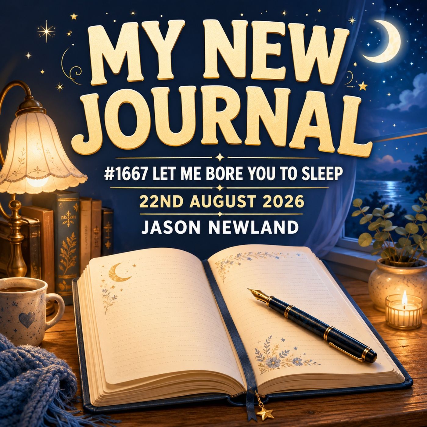 (Overnight Music) My New Journal | #1667 Let Me Bore You To Sleep | 22nd August 2026 | Jason Newland