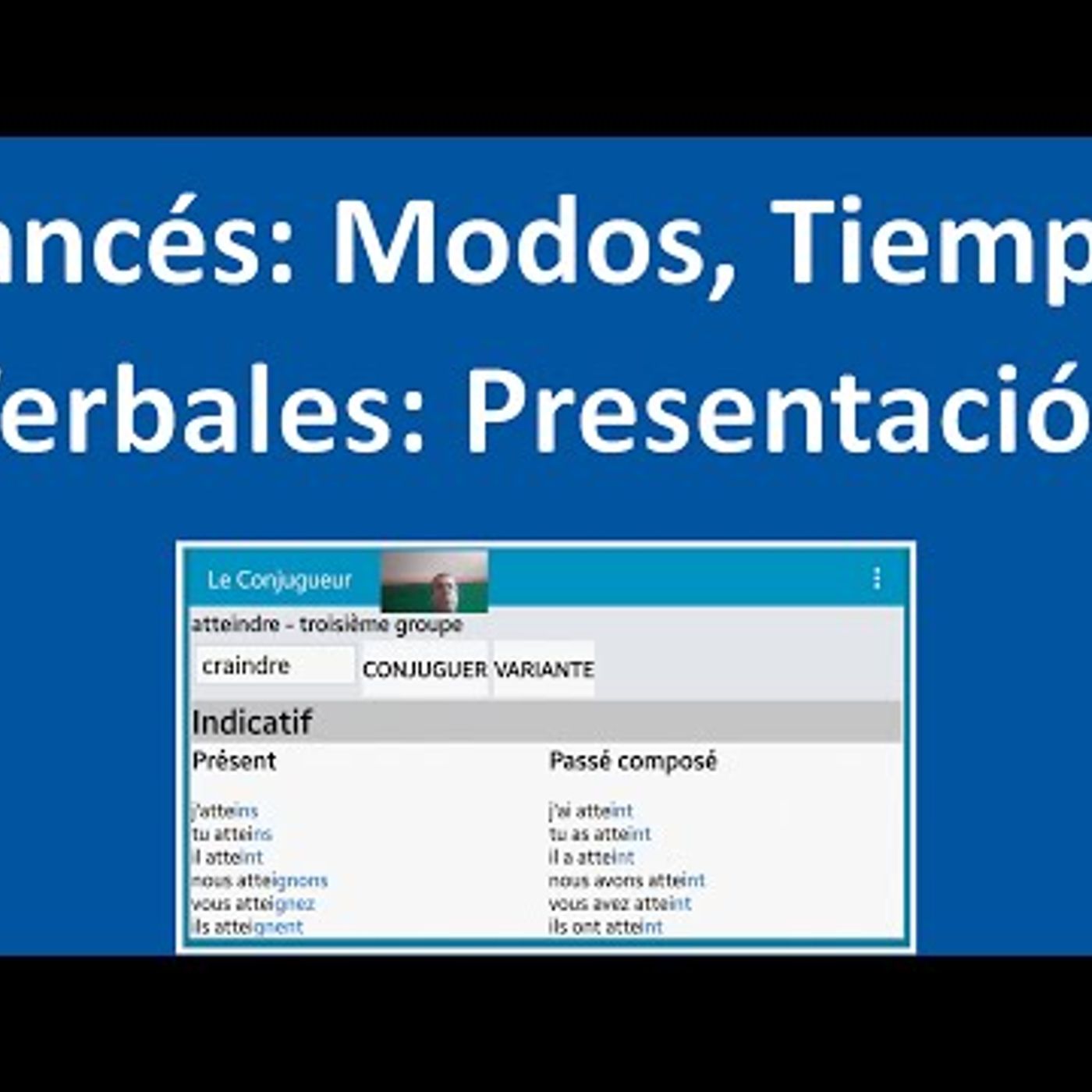 31. TIEMPOS Y MODOS VERBALES EN FRANCÉS Curso Francés Básico Clase Francés 30