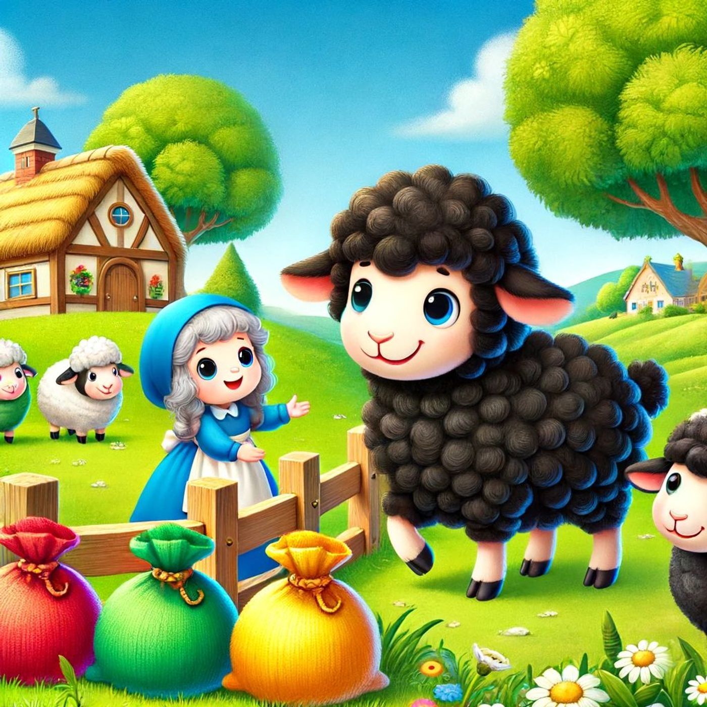 Baa, baa, black sheep (Nursery Rhyme) episode artwork